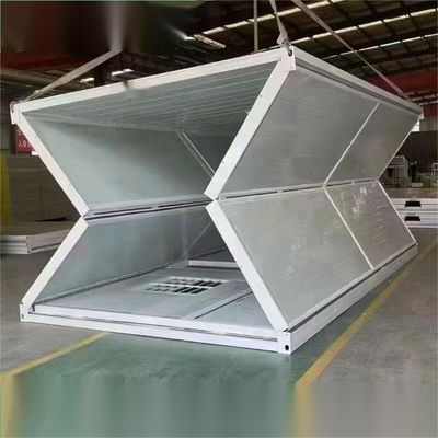 Expandable Modern Design White Prefab Folding Container House for Small Office or Villa