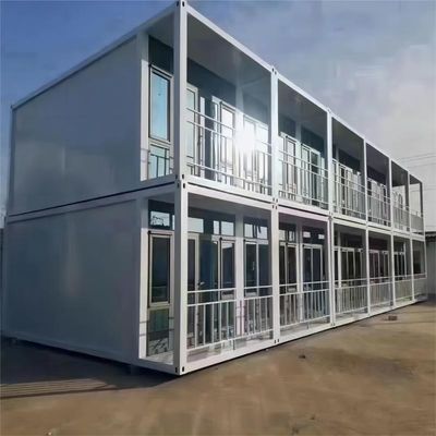 White Prefabricated Modular Houses for Custom 20ft 40ft Portable Office Container Homes
