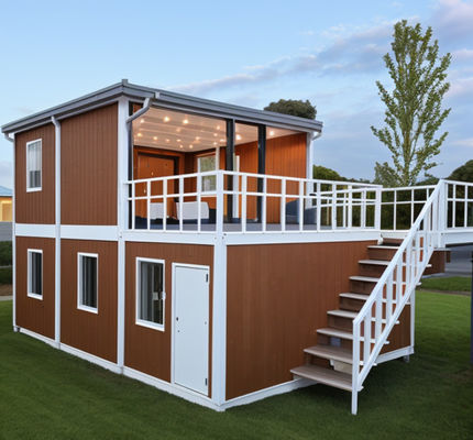 Hotel Modular Expandable Container House with Modern Design Style and Luxury Bathroom