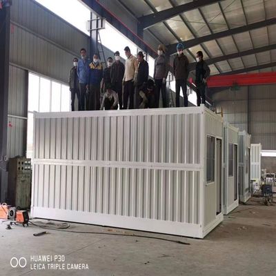 Foldable Steel Container Office with Graphic Design and Project Solution Capability