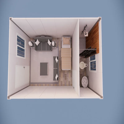 Modern Modular 3 Bedrooms Luxury Tiny Home Office in Shipping Container Homes Prefab Houses