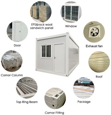 Steel Modular Folding House for Apartment Living Container Home Modern Design