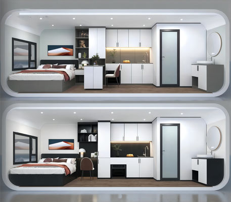 Popular 40ft Outdoor Modern Prefab House Villa Mobile Working Office Pod Apple Cabin