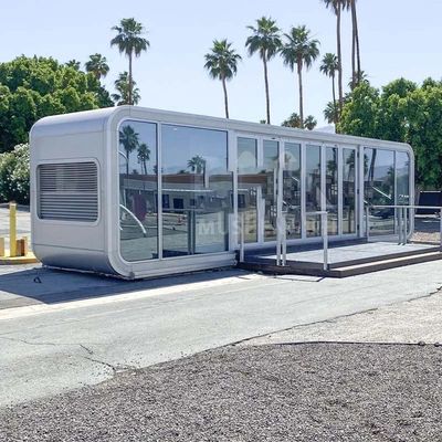Expandable Apple Cabin 20ft 40ft Office Pod with Furniture and Steel Sandwich Panel
