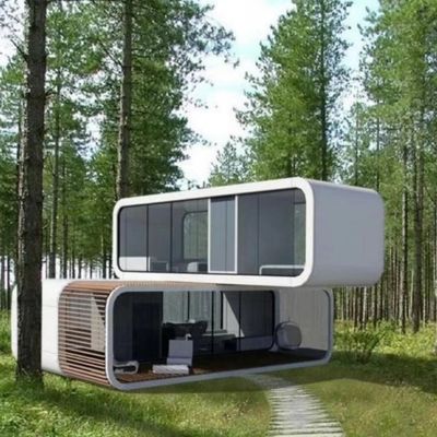 Expandable Apple Cabin 20ft 40ft Office Pod with Furniture and Steel Sandwich Panel