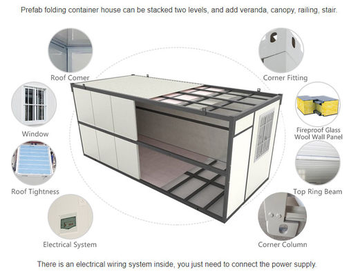 Steel Structure Frame Modular Container Prefab Houses Easy Assembly and Modern Design