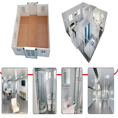 Prefabricated Houses Expandable Container House with 3 Bedrooms and Easy Installation
